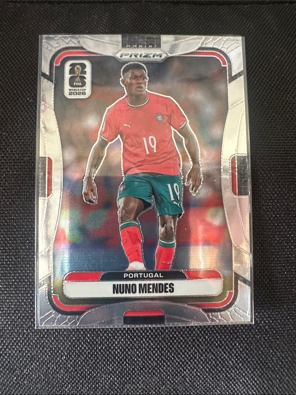 Panini Prizm Nuno Mendes - Red & Green Portugal Card